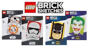 Lego brick sketches serie