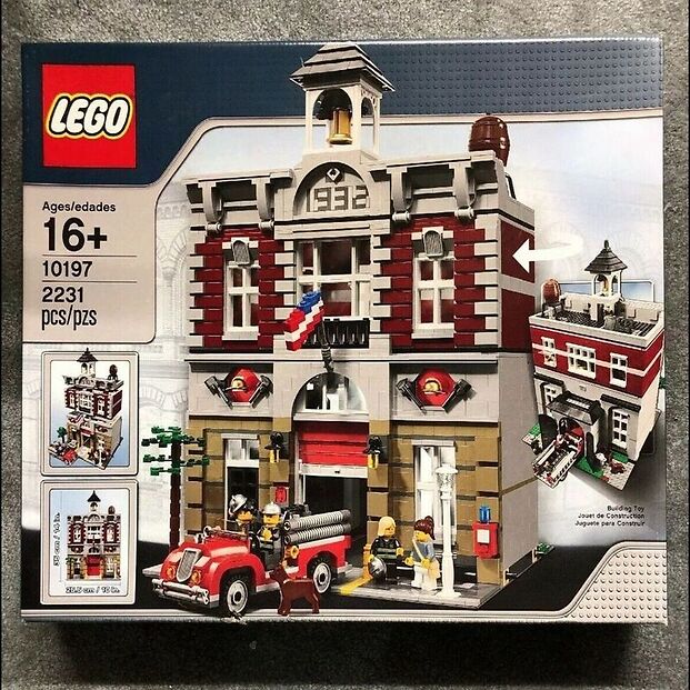 Lego 10197 Fire Brigade Caserma dei pompieri