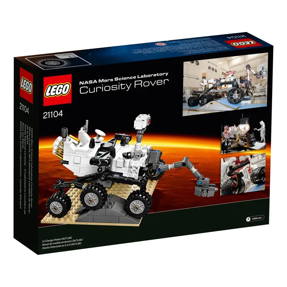 Lego 21104 NASA Mars Science Laboratory Curiosity Rover