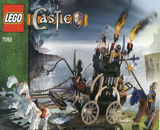Lego 7092 Fantasy Skeletons' Prison Carriage